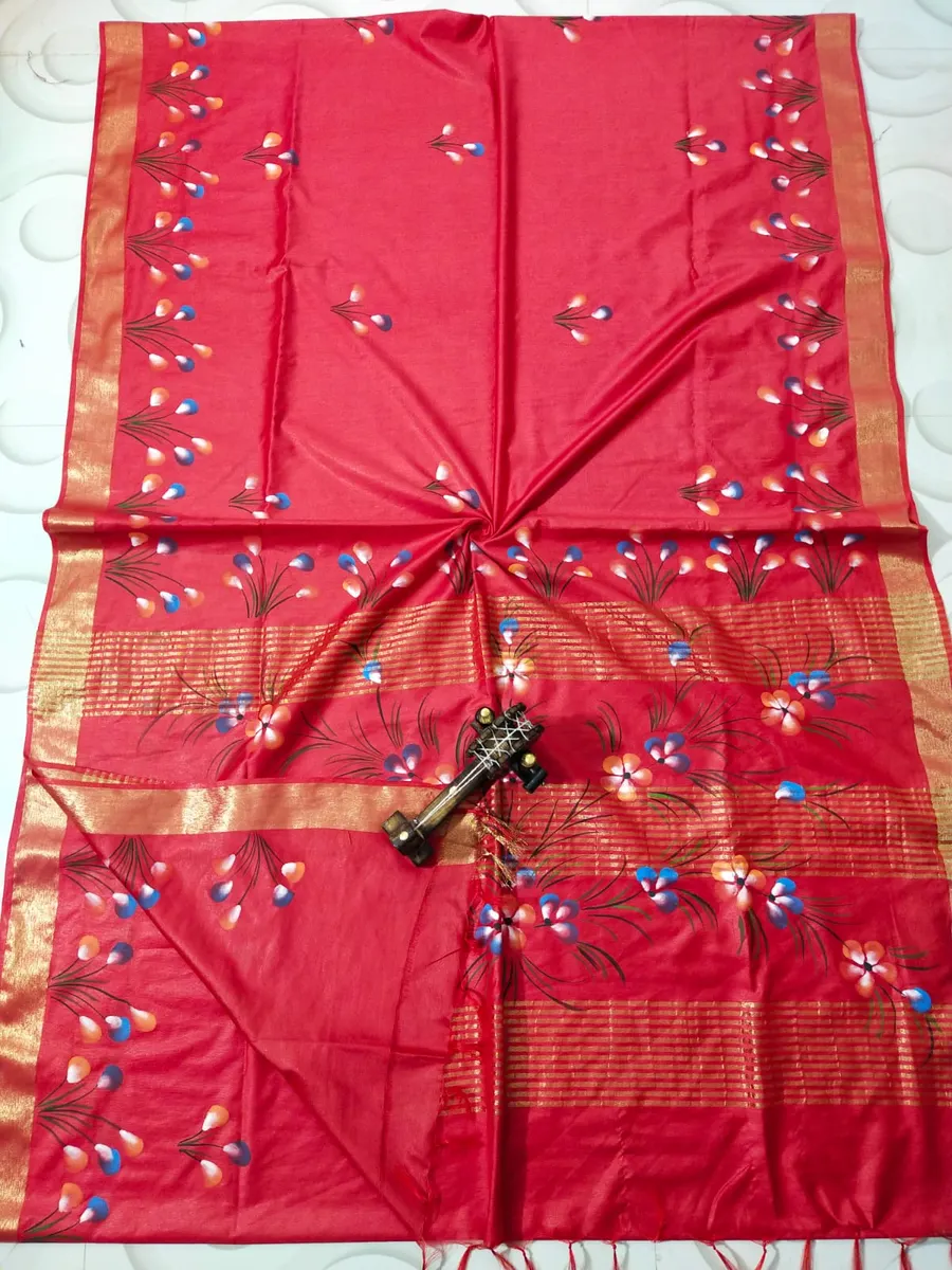 Lightweight Kota Silk Saree – Artisan Woven Elegance